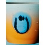 Frizbee Ceramics Super cup L, 275 ml, water orange gradient smile, decoration image