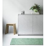 Normann Copenhagen Flick matto, 80 x 200 cm, luonnonvalkoinen - tummanvihreä, sisustuskuva