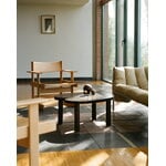 Hem Bullnose lounge chair, natural beech, decoration image