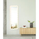 Normann Copenhagen Illu mirror, 160 x 55 cm, white, decoration image