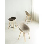 Normann Copenhagen Mat baarijakkara, 65 cm, pyökki - cream steel - seaweed, sisustuskuva