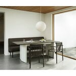 Normann Copenhagen Tavolo Panel, 90 x 200 cm, crema - marrone scuro, immagine decorativa Normann Copenhagen Tavolo Panel, 90 x 200 cm, crema - marrone scuro, immagine decorativa