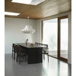Normann Copenhagen Tavolo Panel, 90 x 250 cm, nero - marrone scuro, immagine decorativa