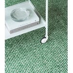 Normann Copenhagen Flick matto, 170 x 240 cm, luonnonvalkoinen - tummanvihreä, sisustuskuva