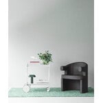Normann Copenhagen Flick matto, 170 x 240 cm, luonnonvalkoinen - tummanvihreä, sisustuskuva