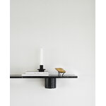 Normann Copenhagen Sten hylly, 120 cm, musta marmori, sisustuskuva