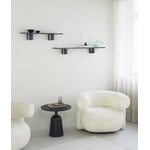 Normann Copenhagen Sten hylly, 120 cm, musta marmori, sisustuskuva