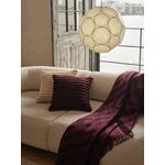 Tom Dixon Band plaid, 160 x 200 cm, bordeaux - noir, image décorative