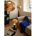 Tom Dixon Band viltti, 160 x 200 cm, sininen - musta, sisustuskuva