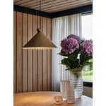 Tom Dixon Slab table, round, 120 cm, lacquered oak, decoration image