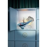 Kay Bojesen Denmark Wooden monkey, mini, grey, decoration image