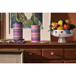 Bjørn Wiinblad Eva bowl on stand, 24 cm, blue, decoration image