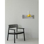 Normann Copenhagen Timb sillón lounge, negro - Hallingdal 166 gris, imagen de decoración