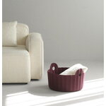 Normann Copenhagen Colu basket, burgundy, decoration image