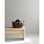Normann Copenhagen Colu basket, burgundy, decoration image