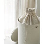 Normann Copenhagen Hide laundry basket cotton liner, off-white, decoration image
