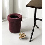Normann Copenhagen Hide office bin, burgundy, decoration image