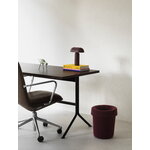Normann Copenhagen Hide office bin, burgundy, decoration image