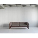 Normann Copenhagen Kube Sofa, 3-Sitzer, Kiefer - Remix 133 grau, dekorationsbild