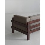 Normann Copenhagen Kube Sofa, 3-Sitzer, Kiefer - Remix 133 grau, dekorationsbild
