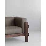 Normann Copenhagen Kube Sofa, 3-Sitzer, Kiefer - Remix 133 grau, dekorationsbild