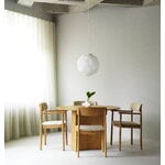 Normann Copenhagen Sedia Timb con braccioli, marrone - Hallingdal 220 beige, immagine decorativa