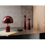 Tom Dixon Bell ladattava pöytävalaisin, V2, burgundi, näkymä 5