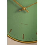 Arne Jacobsen AJ City Hall wall clock, 21 cm, green, decoration image