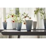 Kähler Hammershøi Unfold vase, 20,5 cm, bleu, image décorative