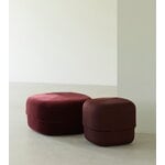 Normann Copenhagen Circus pouf, large, dark red velour, view 4
