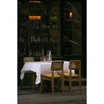 GUBI C-chair Outdoor, teak - HDPE cane, decoration image