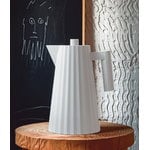 Alessi Bollitore elettrico Plissé 1,7 L, bianco