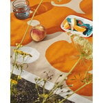 Marimekko Oiva - Pepe lautanen 15 x 12 cm, valkoinen - turkoosi - oranssi