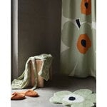 Marimekko Tappeto da bagno Unikko, salvia - bianco naturale