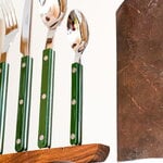 Sabre Paris Bistrot Solid tea spoon, green, decoration image