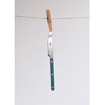 Sabre Paris Bistrot Solid dinner knife, aquamarine, decoration image