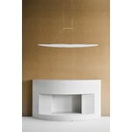 AGO Lampada a sospensione Voyage Linear, argento, immagine decorativa