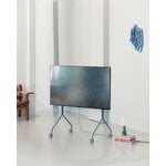 Pedestal Moon Rollin' TV stand, mossy green, decoration image