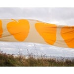 Marimekko Valkea Yö puuvillakangas, olki - sahraminkeltainen, sisustuskuva
