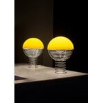 Verpan Wire table lamp, 30 cm, chrome - yellow, decoration image