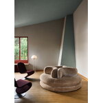 Verpan Wire floor lamp, chrome - white, decoration image