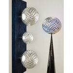 Tom Dixon Whirl Cone Fat floor lamp, silver - black, decoration image