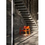 Verpan Series 270 F Sessel, orange-rot, dekorationsbild