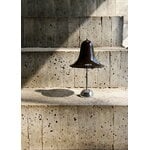 Verpan Pantop Portable table lamp, 18 cm, pitch brown, decoration image