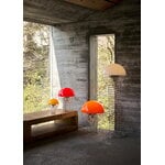 Verpan Wire - Lampe de table portable, 18 cm, chrome - jaune, image décorative
