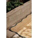LAYERED Scallop jute rug, 75 x 240 cm, dark green, decoration image