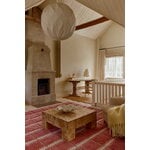 LAYERED Scallop jute rug, burgundy, decoration image