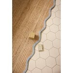 LAYERED Scallop Jute rug, 75 x 240 cm, misty blue, decoration image