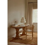 LAYERED Scallop jute rug, burgundy, decoration image