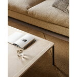 FORMARKIVET Dapple coffee table, rectangle, black - Medium Moleanos limestone, decoration image